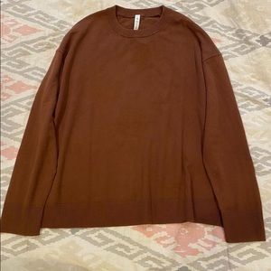 Lululemon brown sweater size 14